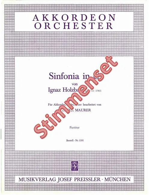 Sinfonia in G